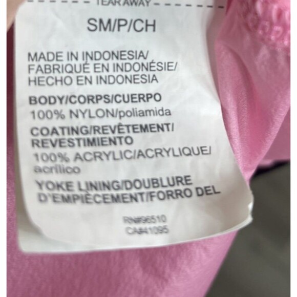 Under Armour Lightweight Windbreaker Rain Jacket Full Zip Pink Size Small - Picture 7 of 11